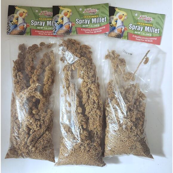 L'Avian Other - L'Avian Plus Premium Spray Millet Healthy Treat for all Birds, 3 packages